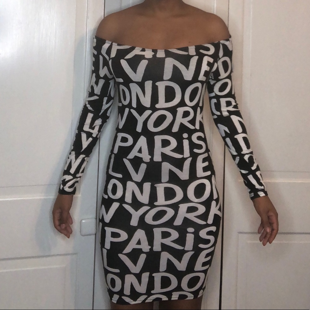 BooHoo Off The Shoulder Dress